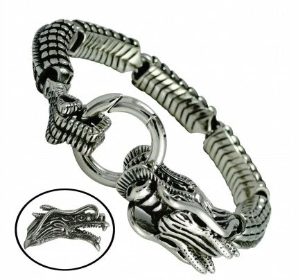 AABStyle Bracelet Stainless Steel Dragons Bracelets & Rings 3 AABStyle Bracelet Stainless Steel Dragons Bracelets & Rings