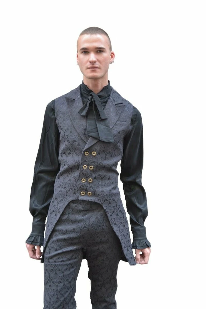 Pentagramme Gothique Black Waistcoat Gothic Aristocrat 3 Pentagramme Gothique Black Waistcoat Gothic Aristocrat