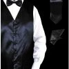 Daniel Ellissa Men's Formalwear Accessories Vest W/Tie, Bow Tie And Pocket Square