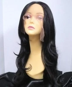 West Bay Cameron Long And Layered Lace Front Wig Black