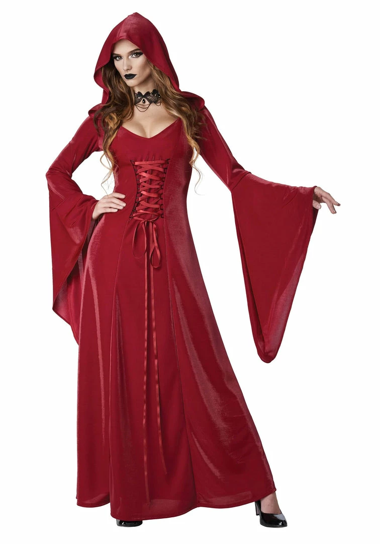 California Costumes Crimson Robe Pirate & Medieval/Renaissance 3 California Costumes Crimson Robe Pirate & Medieval/Renaissance