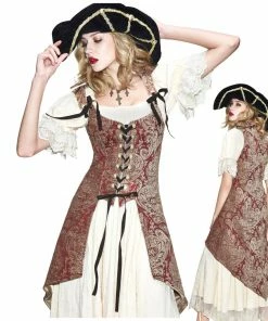 Western Fashion Pirate Jacket Red